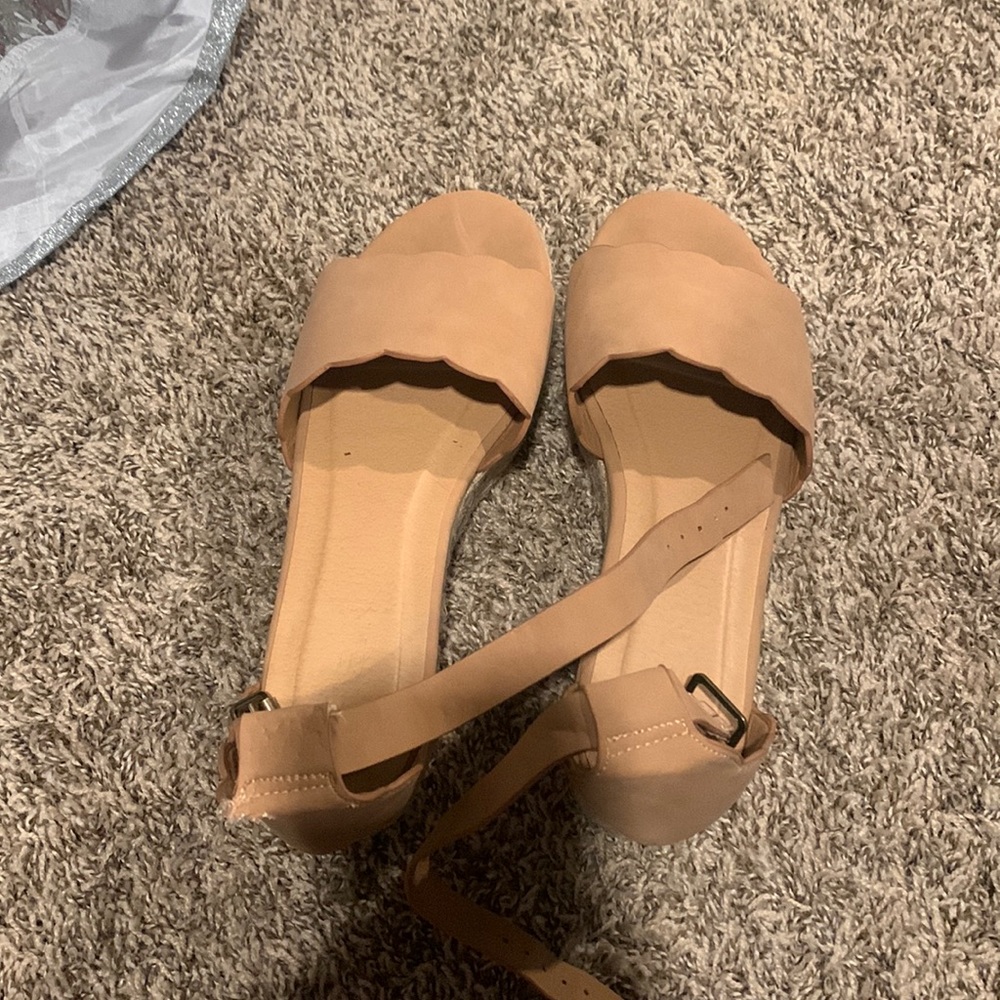 Open toed shoes
